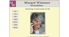 Desktop Screenshot of margot-wimmer.de